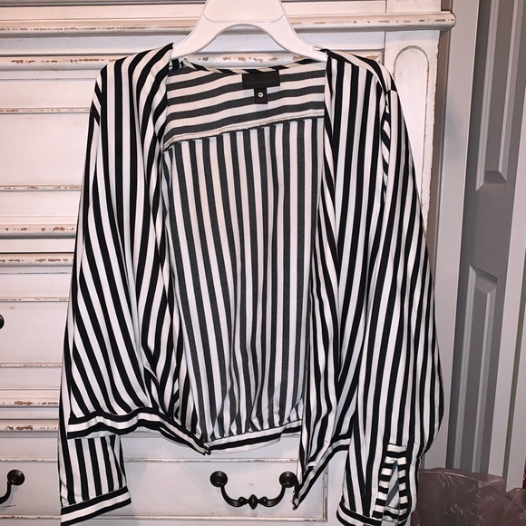 Worthington Tops - Striped Jacket.